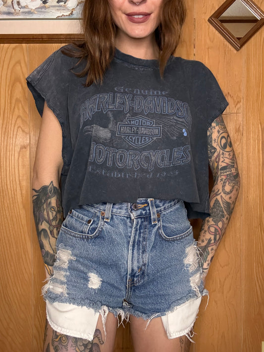 (S-L) Harley crop top