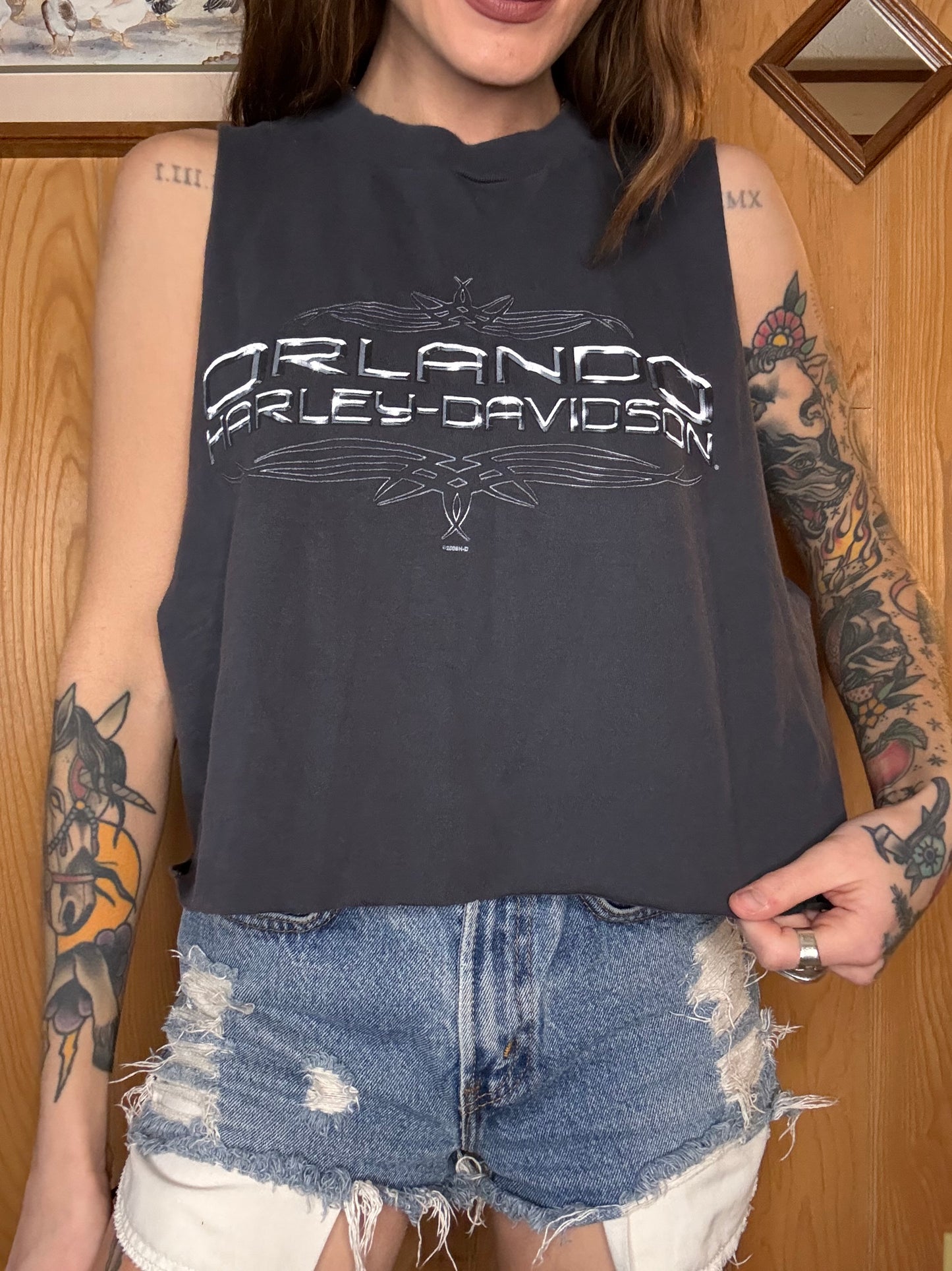 (S-L) Harley crop top