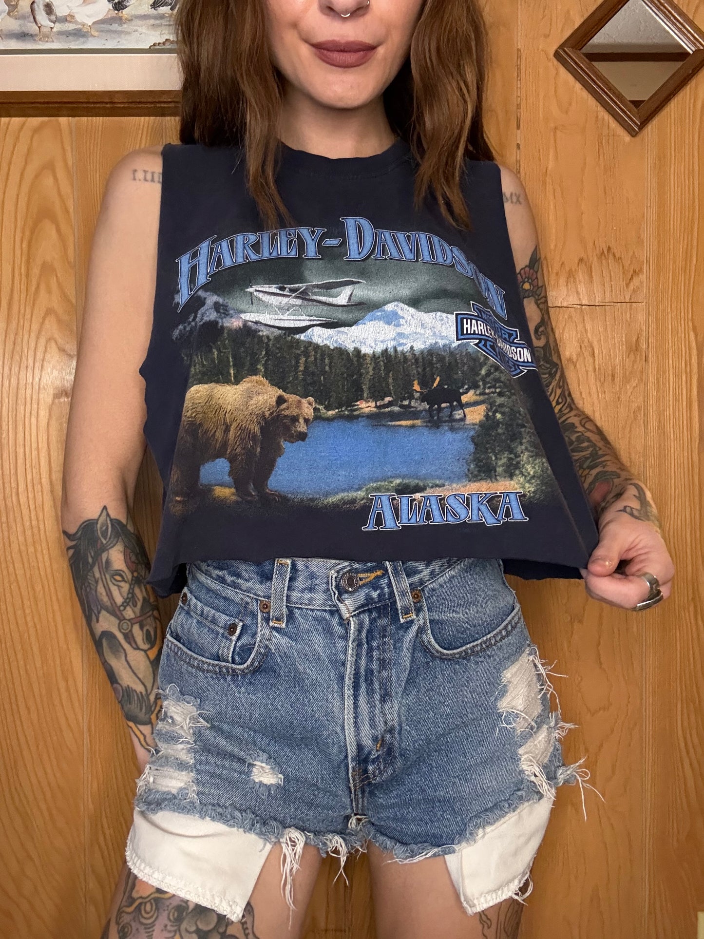 (S-L) Harley crop top