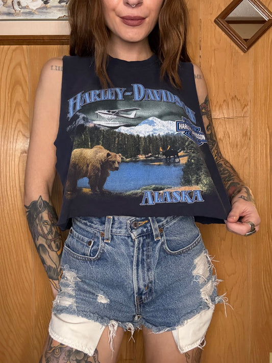 (S-L) Harley crop top