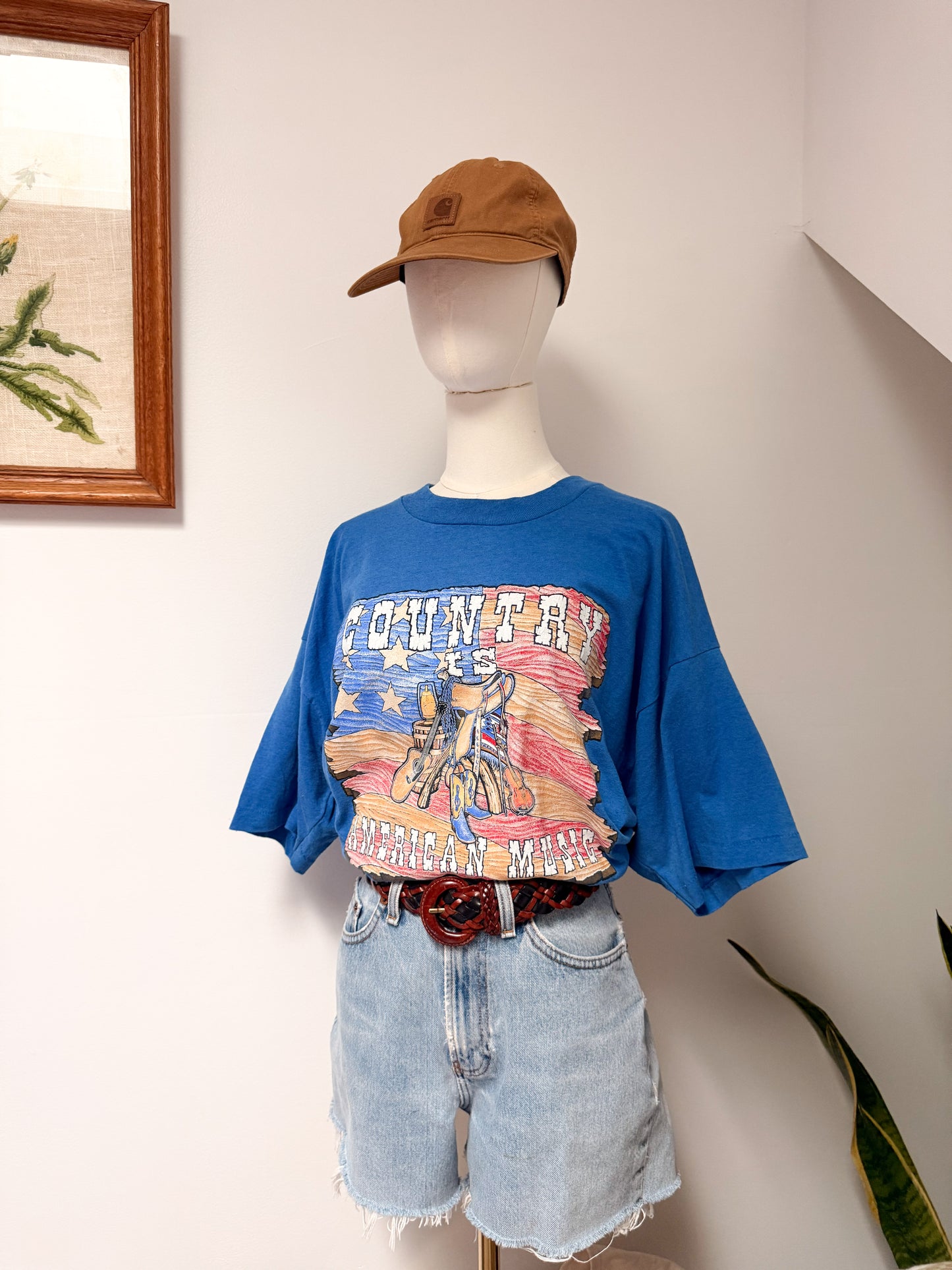 (XXL) Vtg American country tee