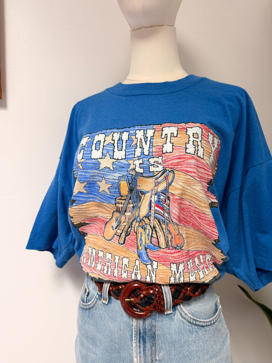 (XXL) Vtg American country tee