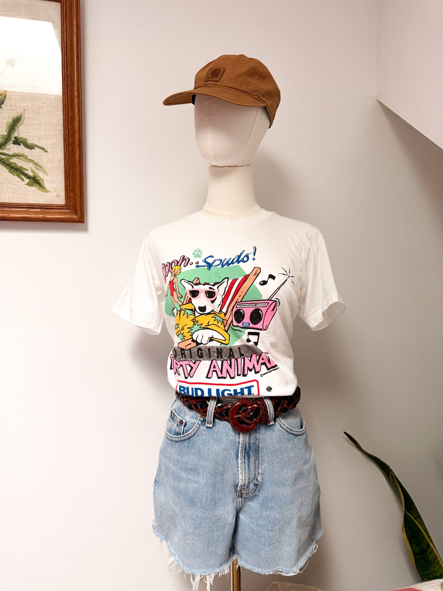 (S) Vtg Spuds tee