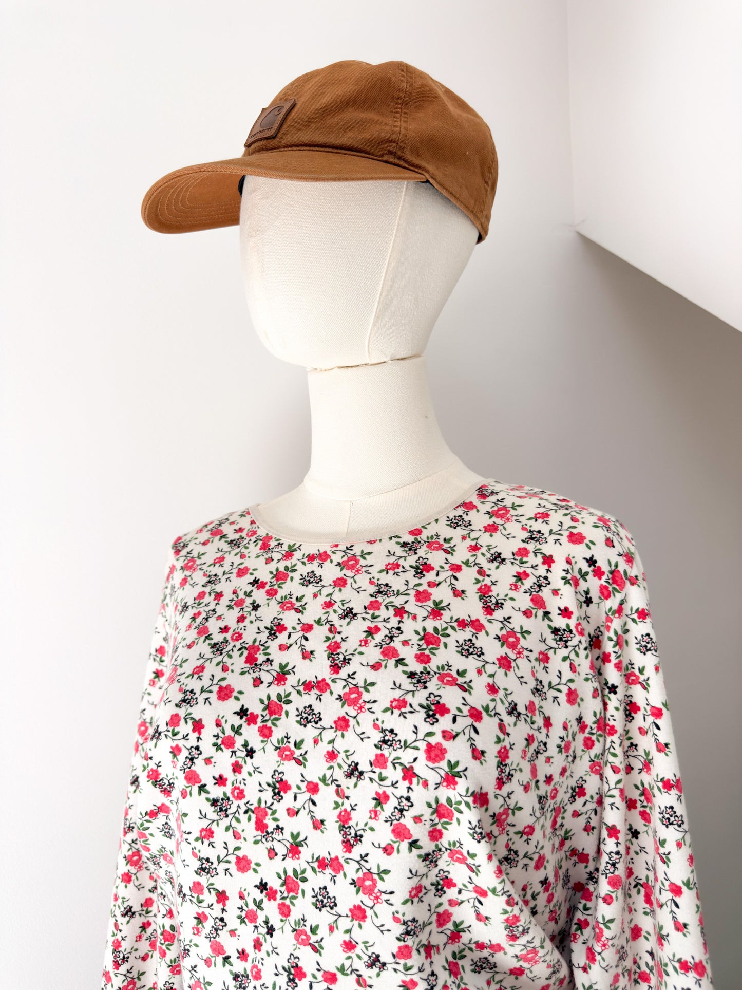 (L) Vtg floral long sleeve