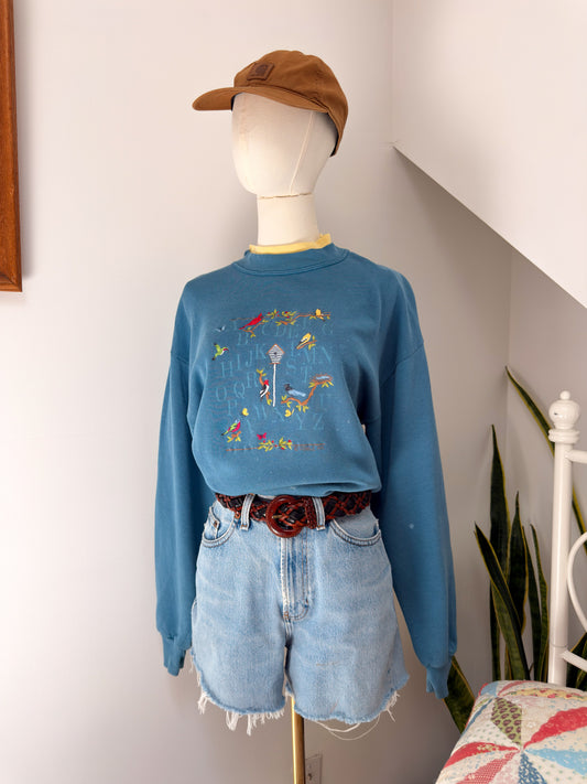 (M) Vtg grandma crewneck