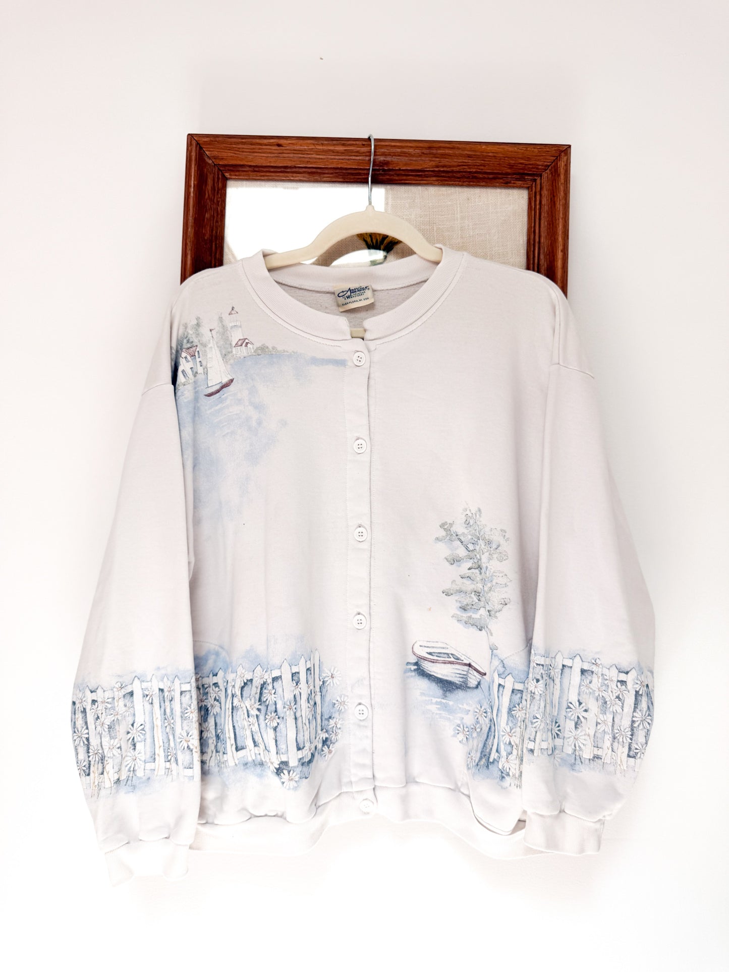 (XL) Vtg Artisans garden crewneck