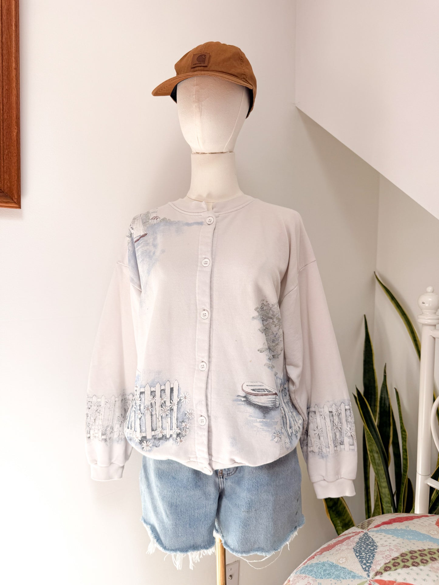 (XL) Vtg Artisans garden crewneck