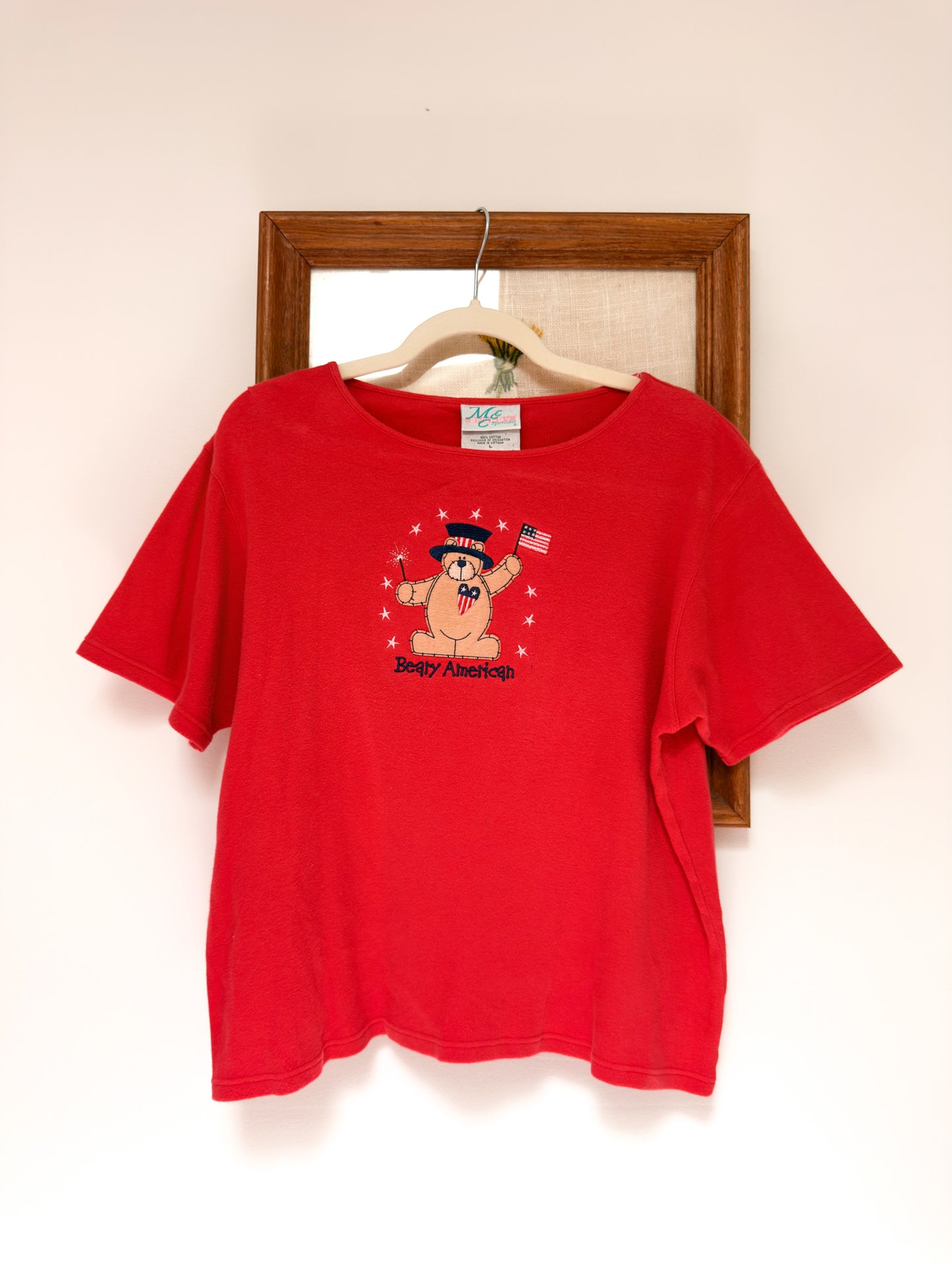 (L) Vtg american tee
