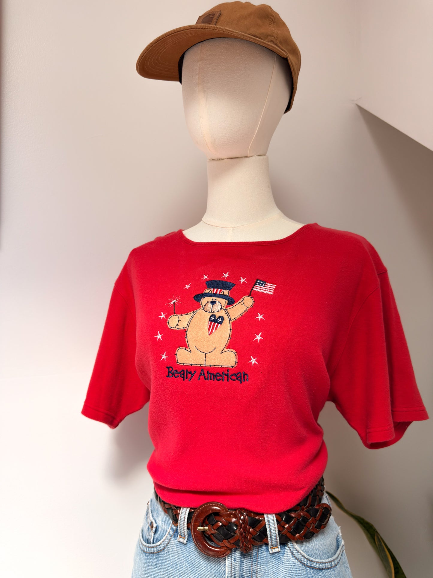 (L) Vtg american tee