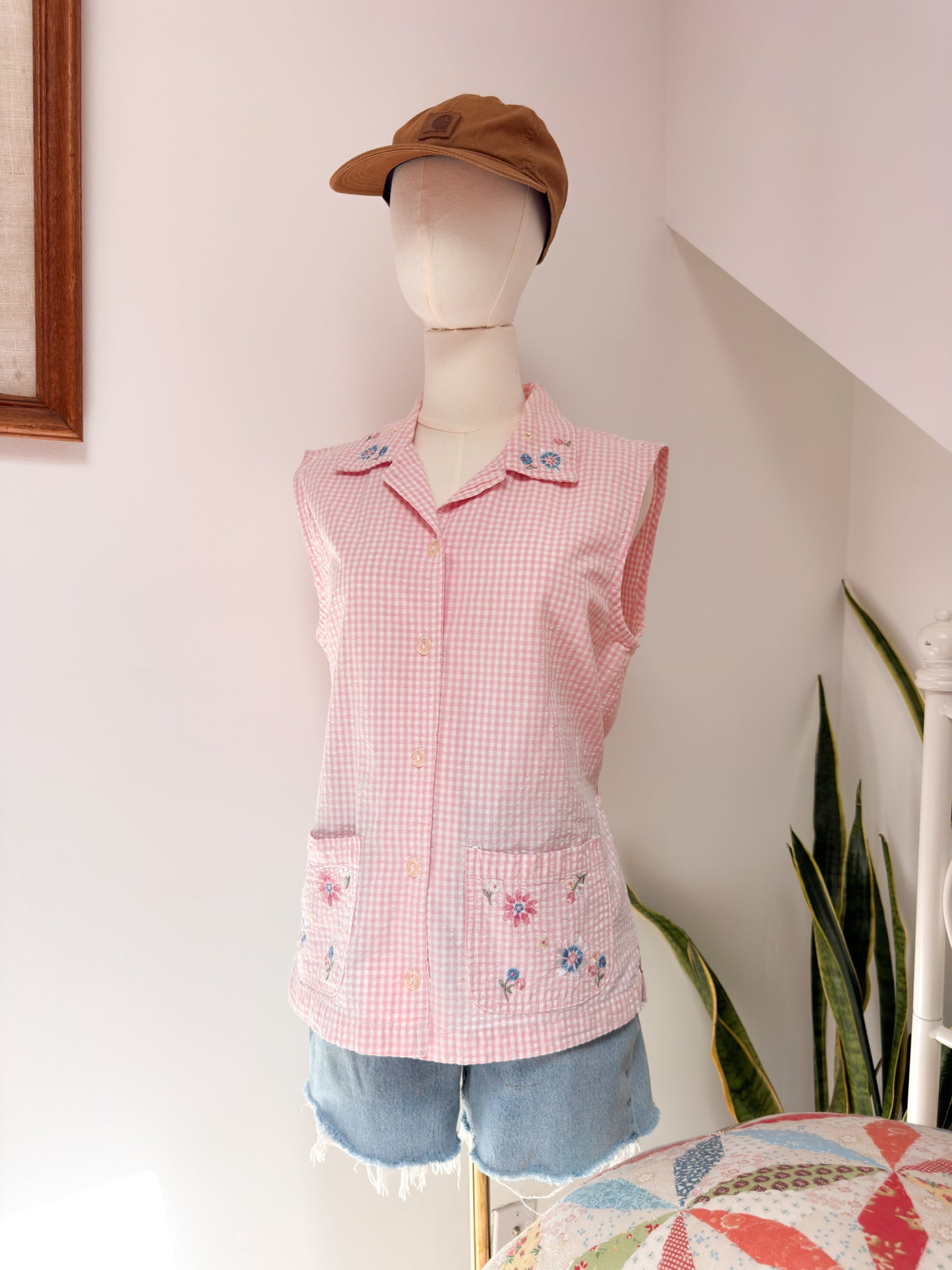 (S) Vtg Floral top