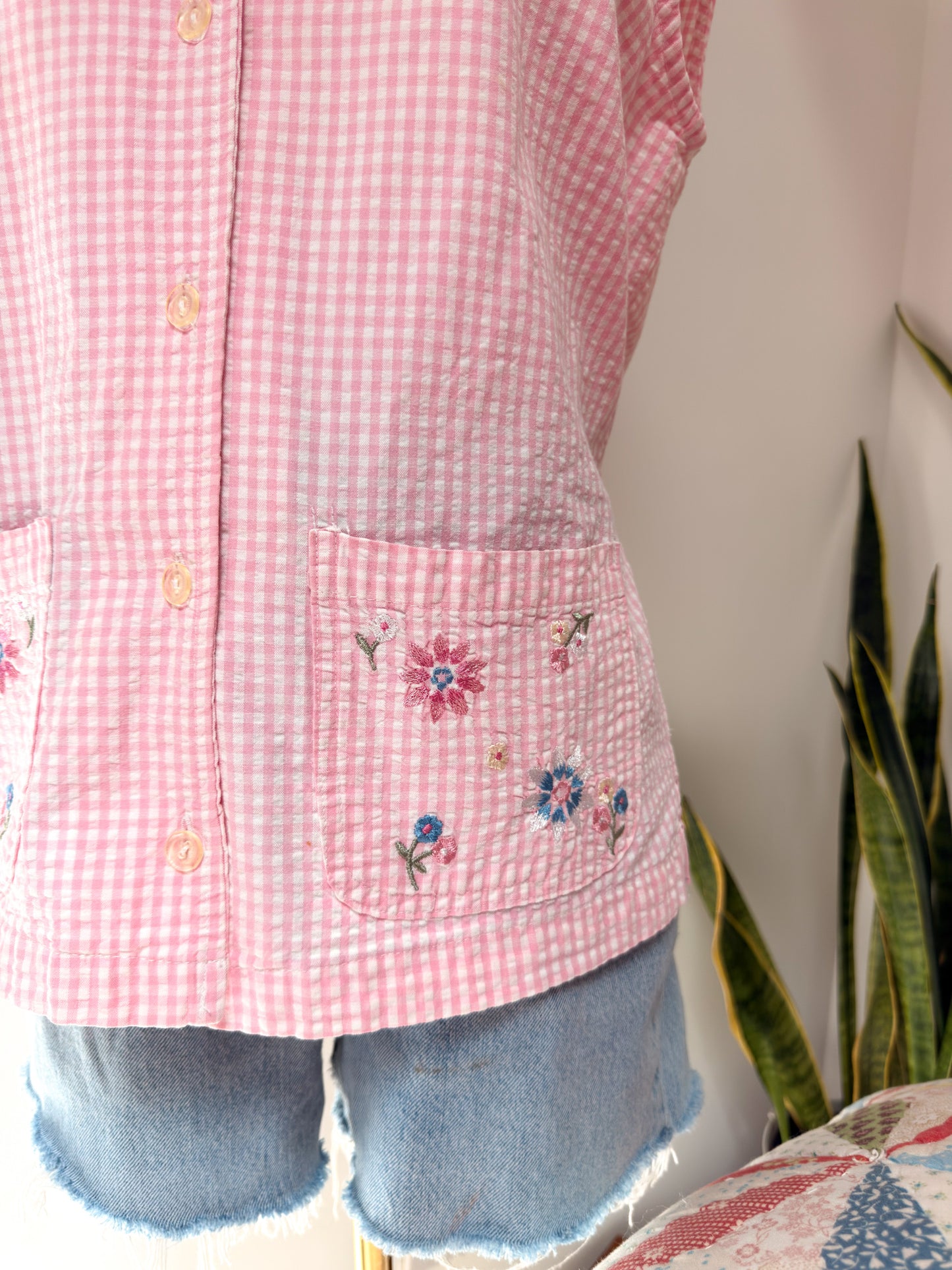 (S) Vtg Floral top