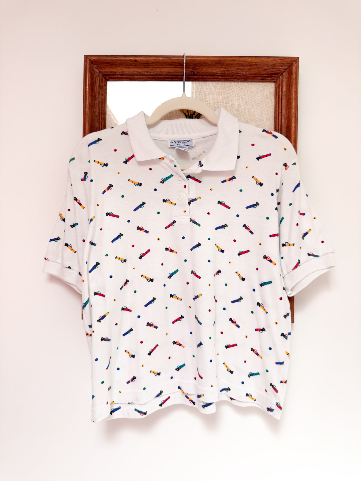 (L) Vtg Golf polo