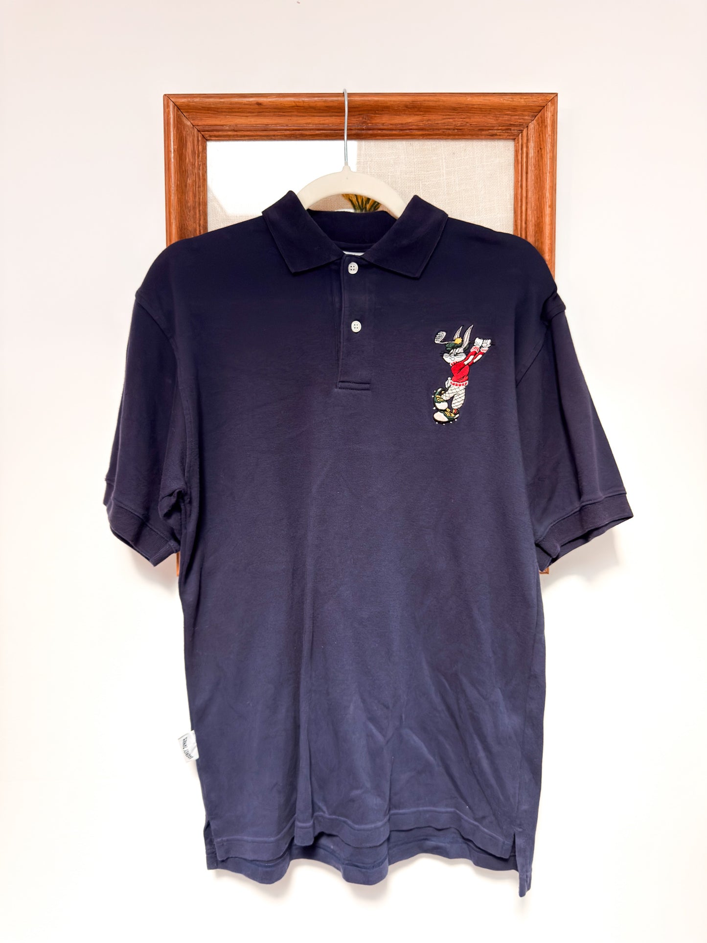 (S) Vtg Looney Tunes golf polo
