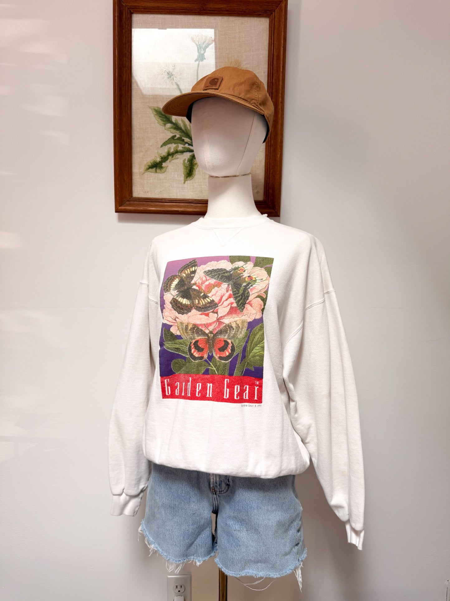 (L) Vtg Garden gear crewneck