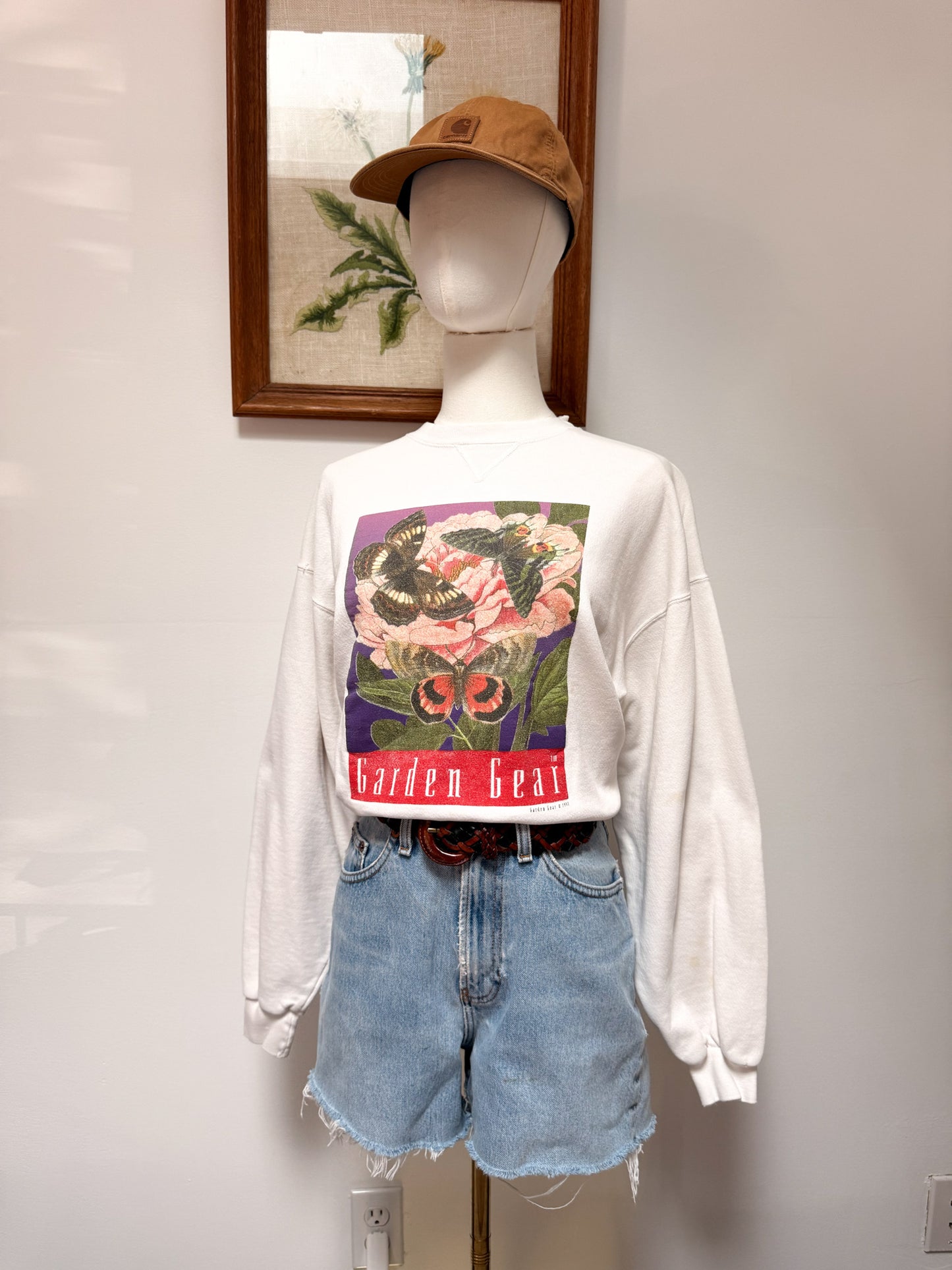 (L) Vtg Garden gear crewneck