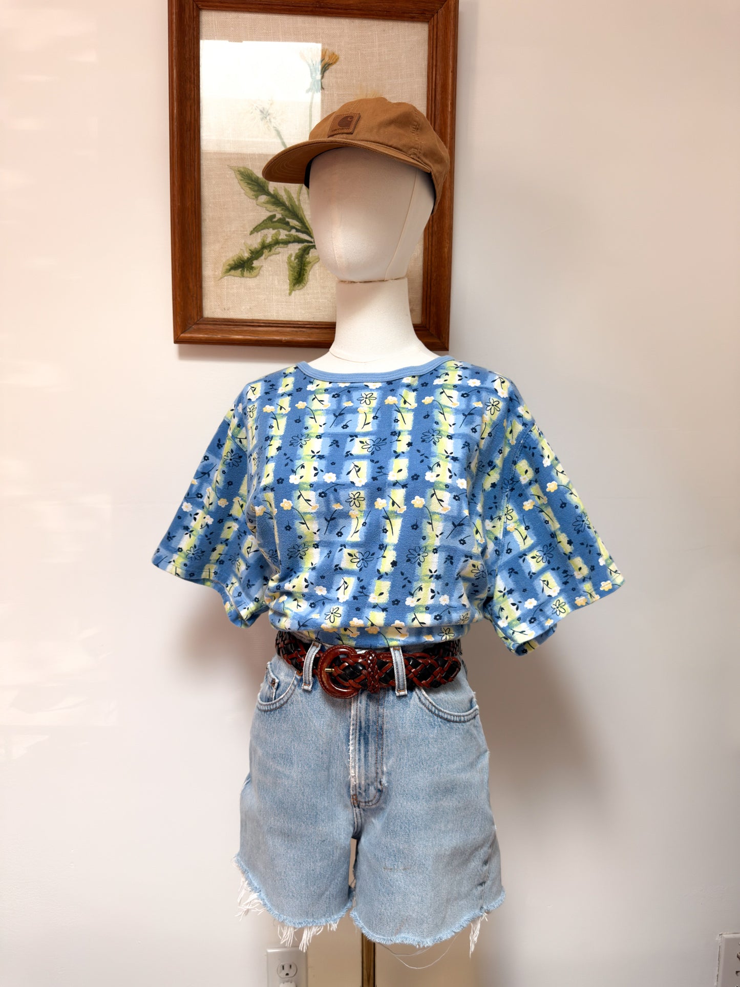 (XL/XXL) Vtg floral top