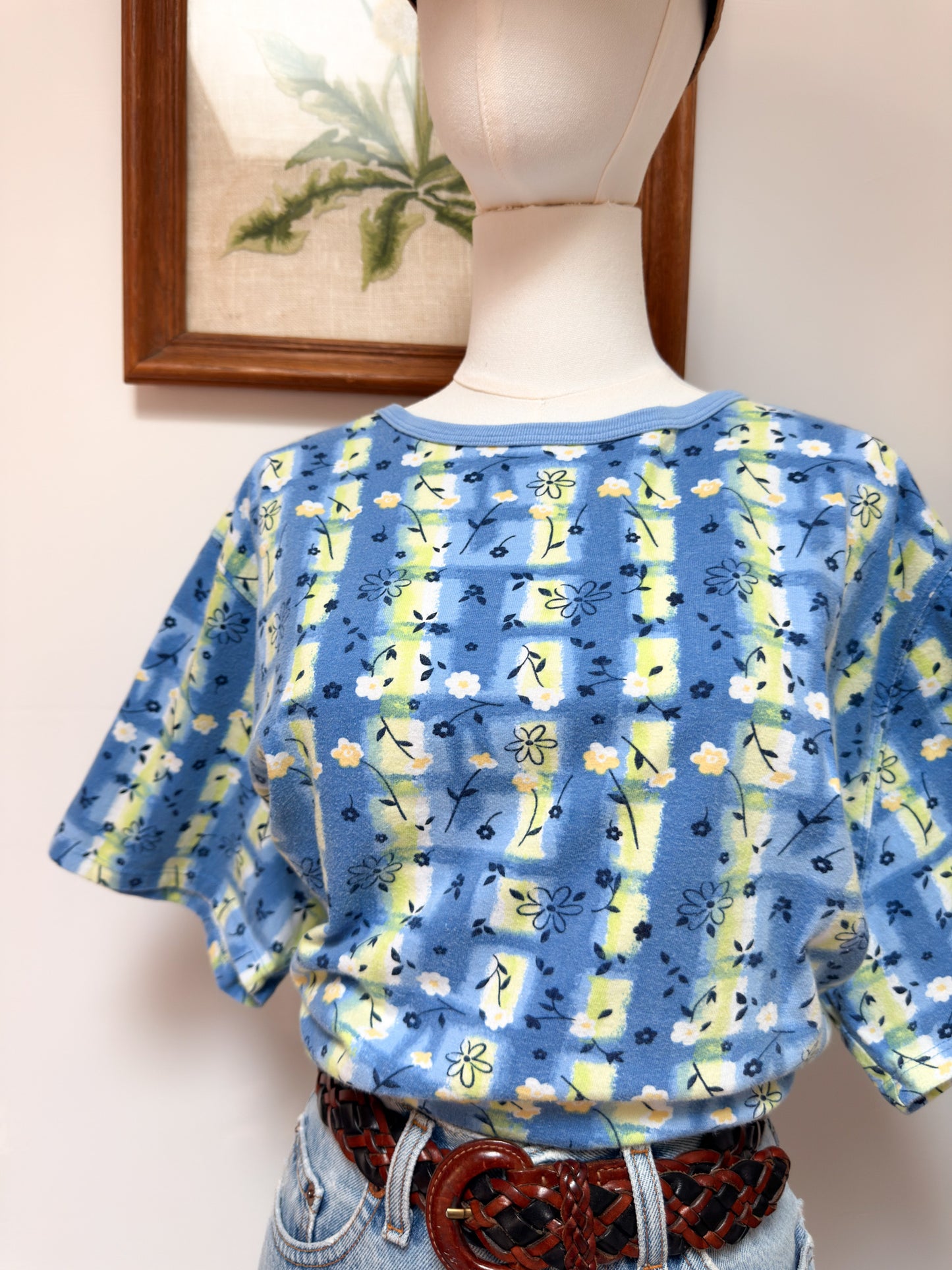(XL/XXL) Vtg floral top