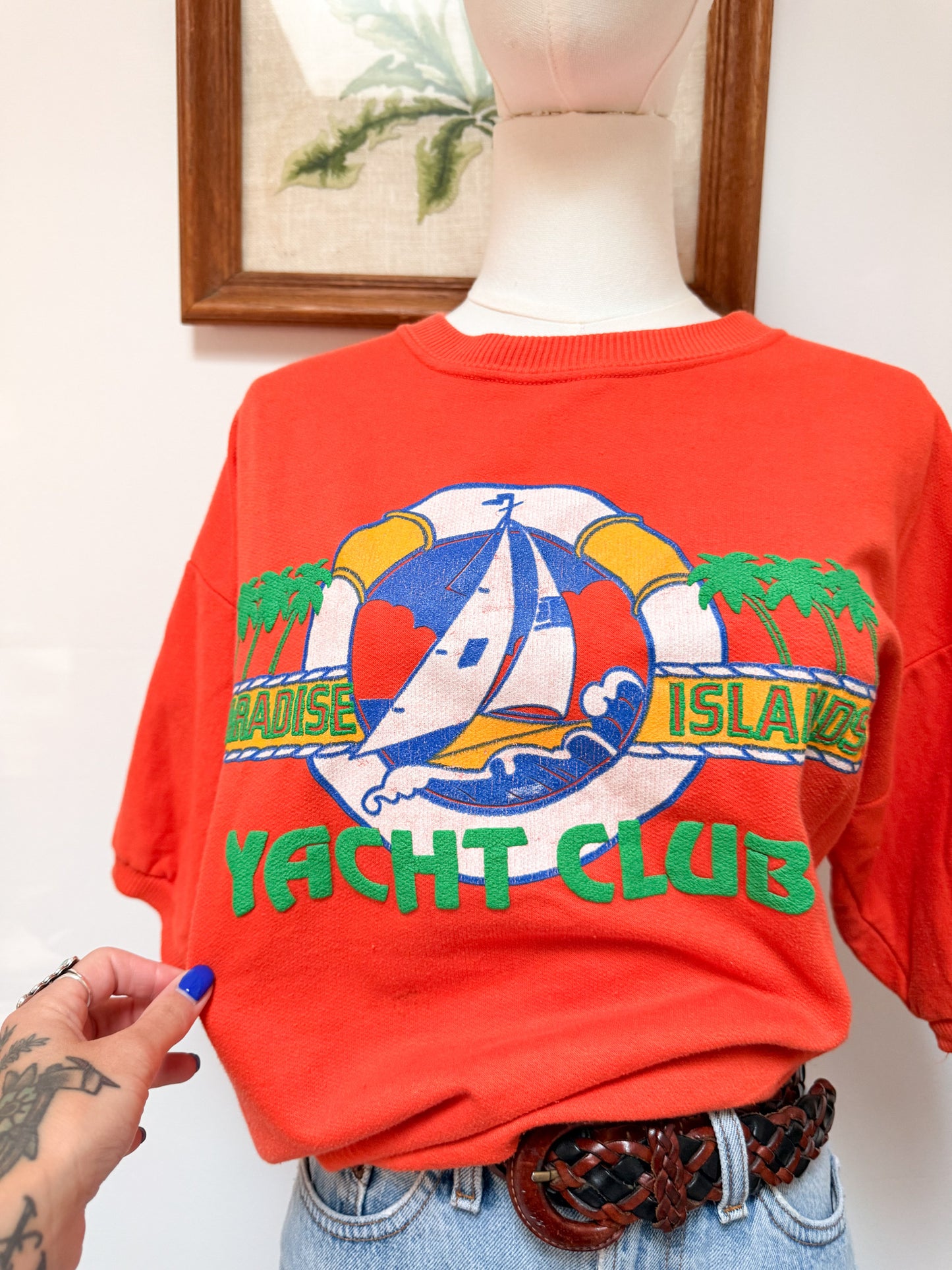 (L) Vtg Yacht Cub tee