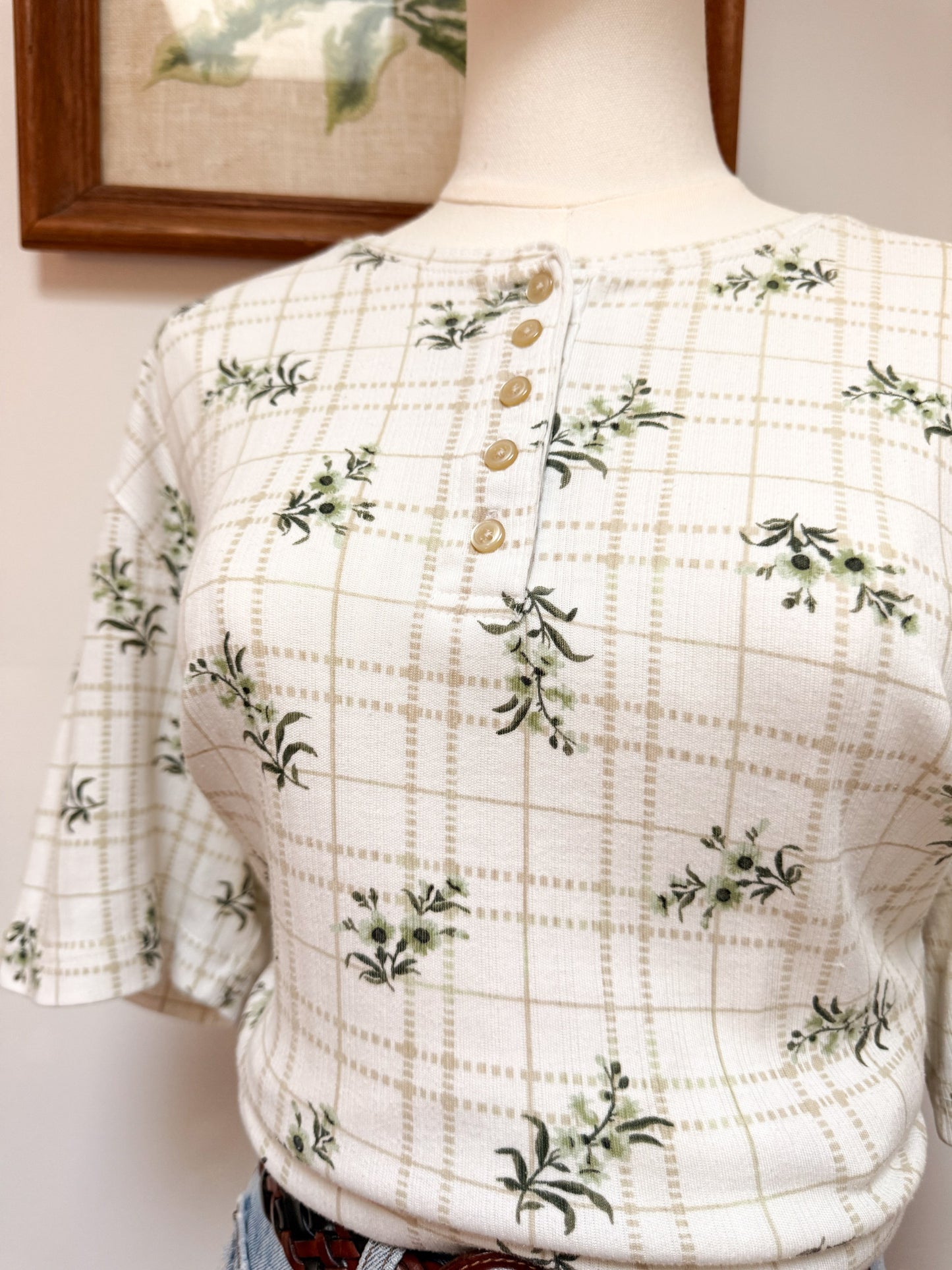 (XL/XXL) Vtg Floral top