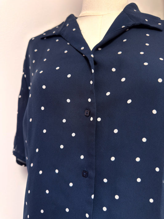 (M/L) Vtg Polka top top