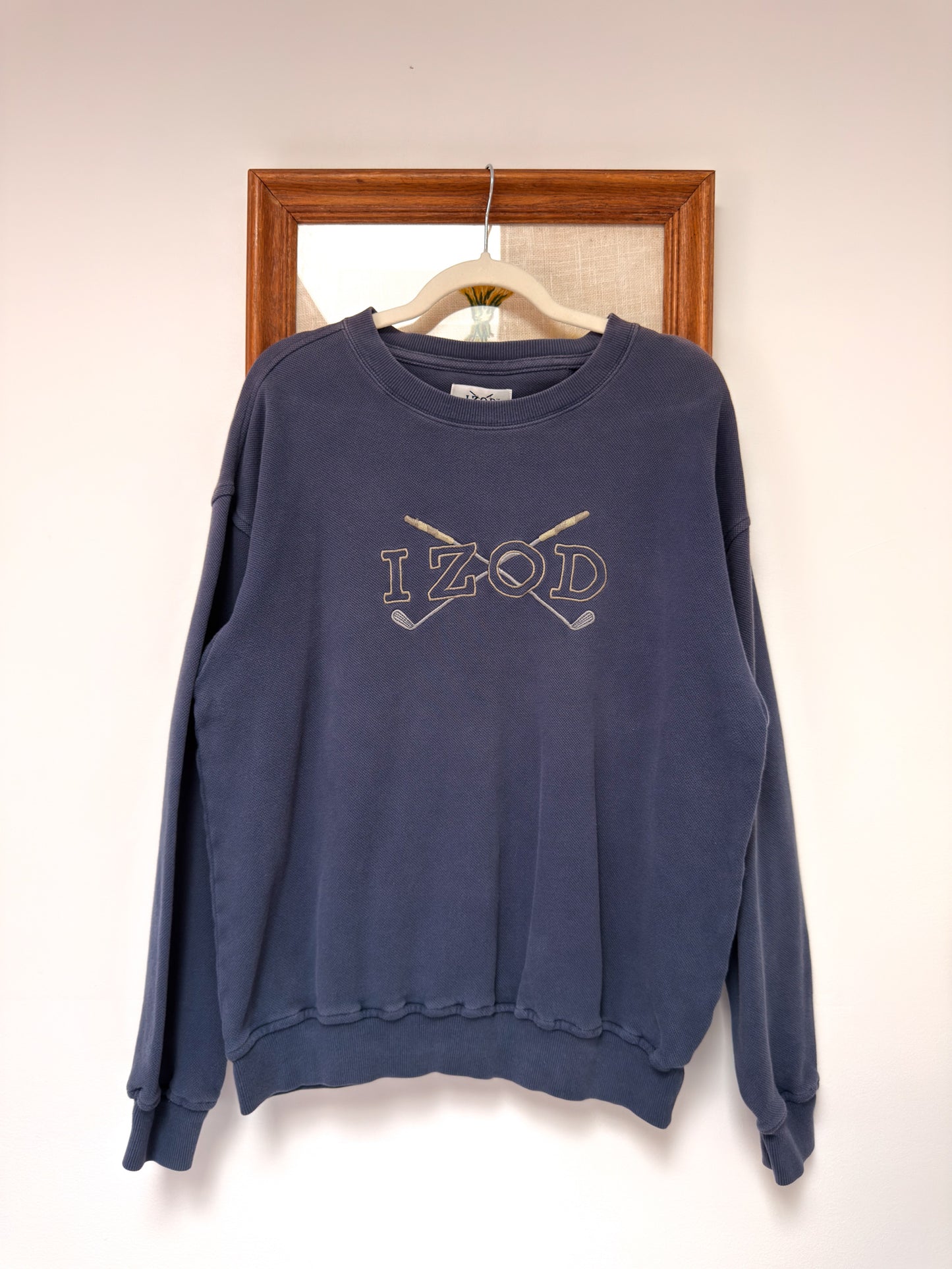 (L) Vtg Izod golf crewneck