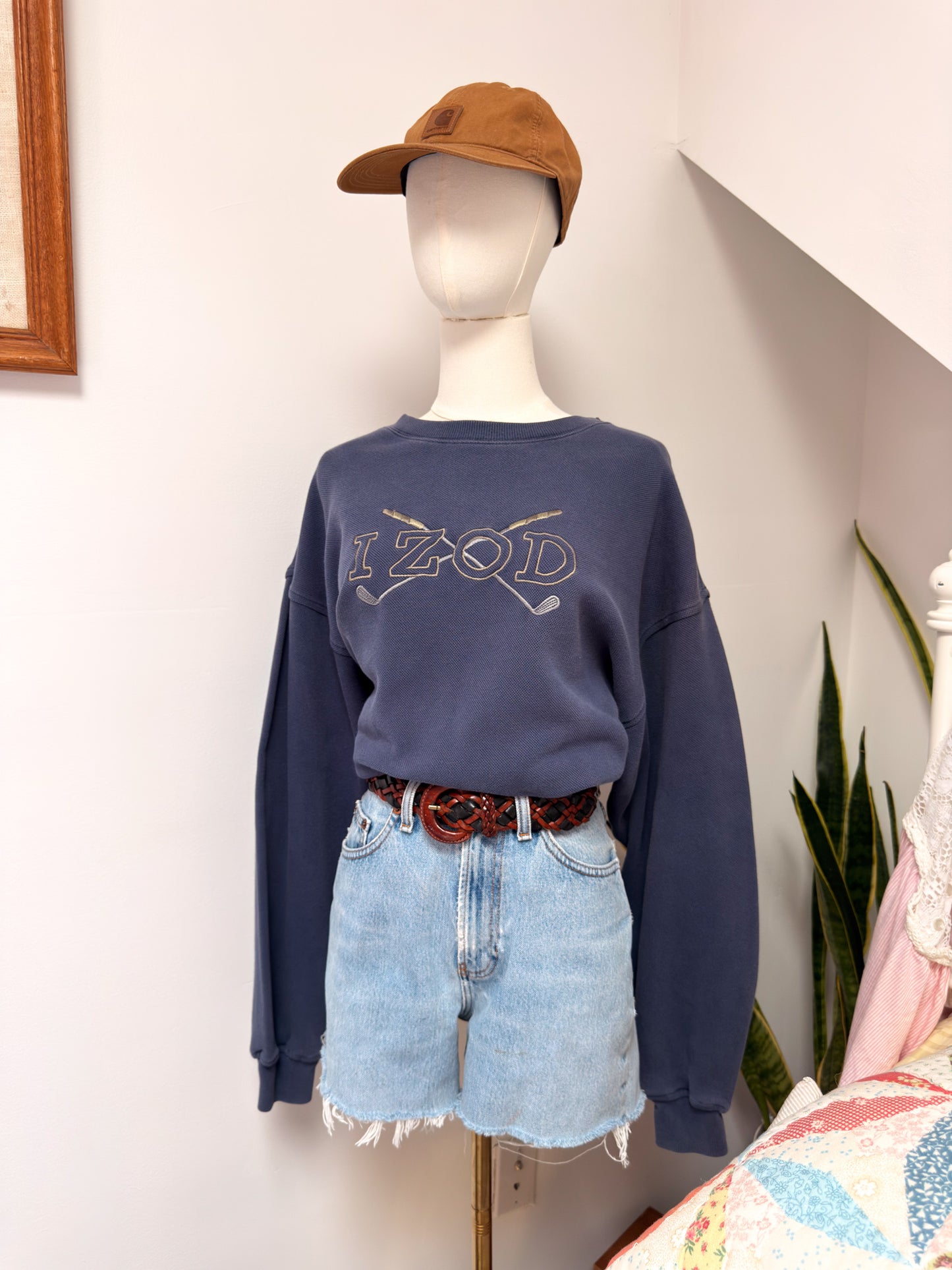 (L) Vtg Izod golf crewneck