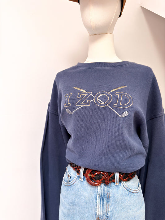 (L) Vtg Izod golf crewneck