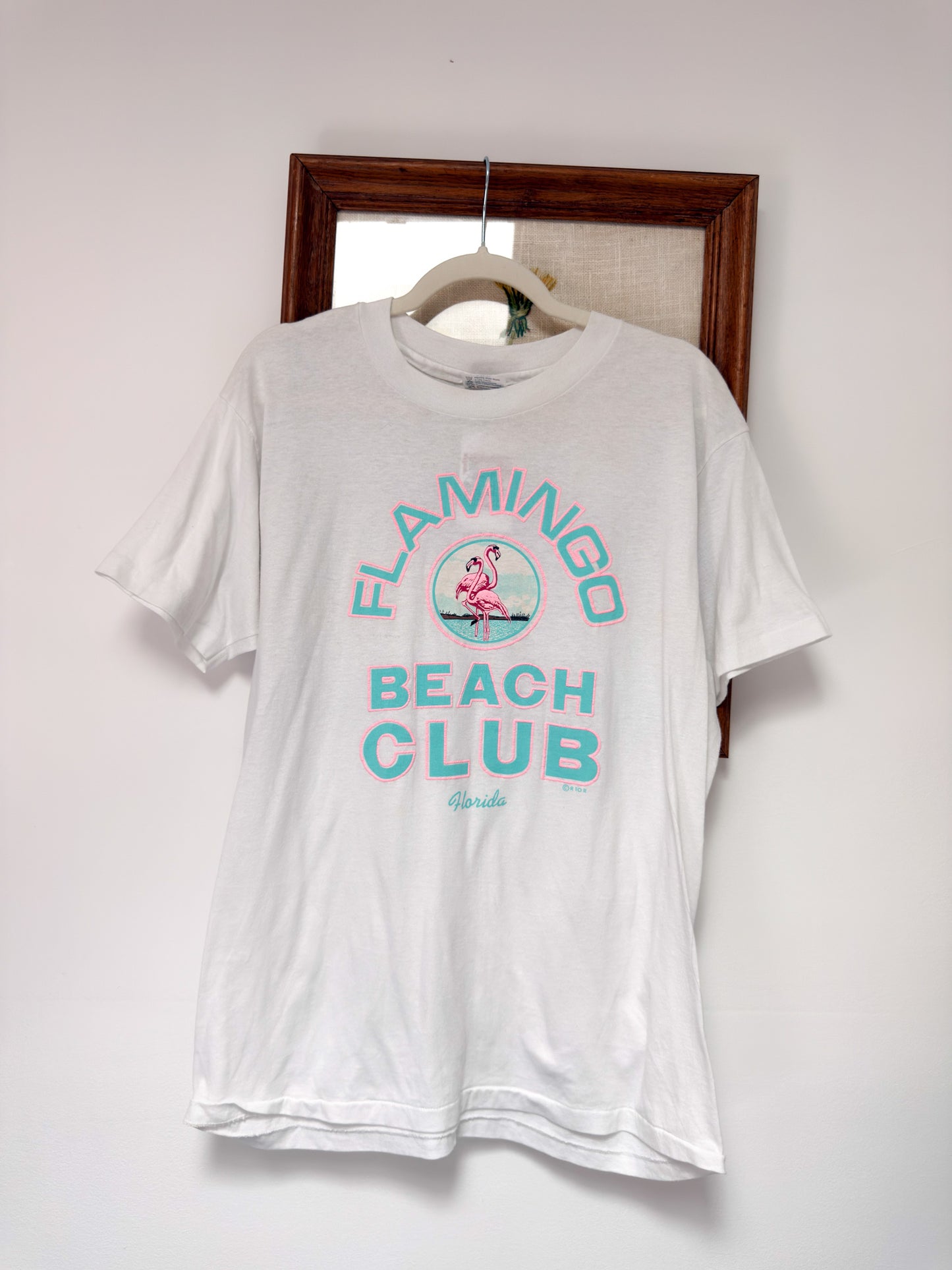 (L) Vtg Flamingo tee