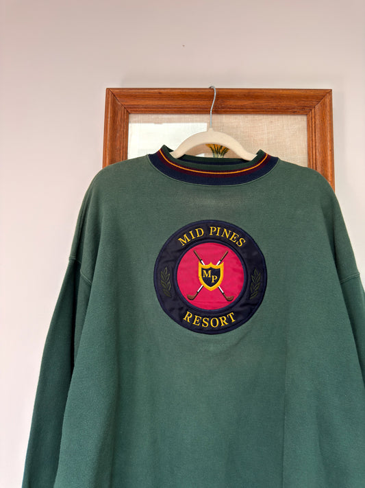 (XL) Vtg Golf course crewneck