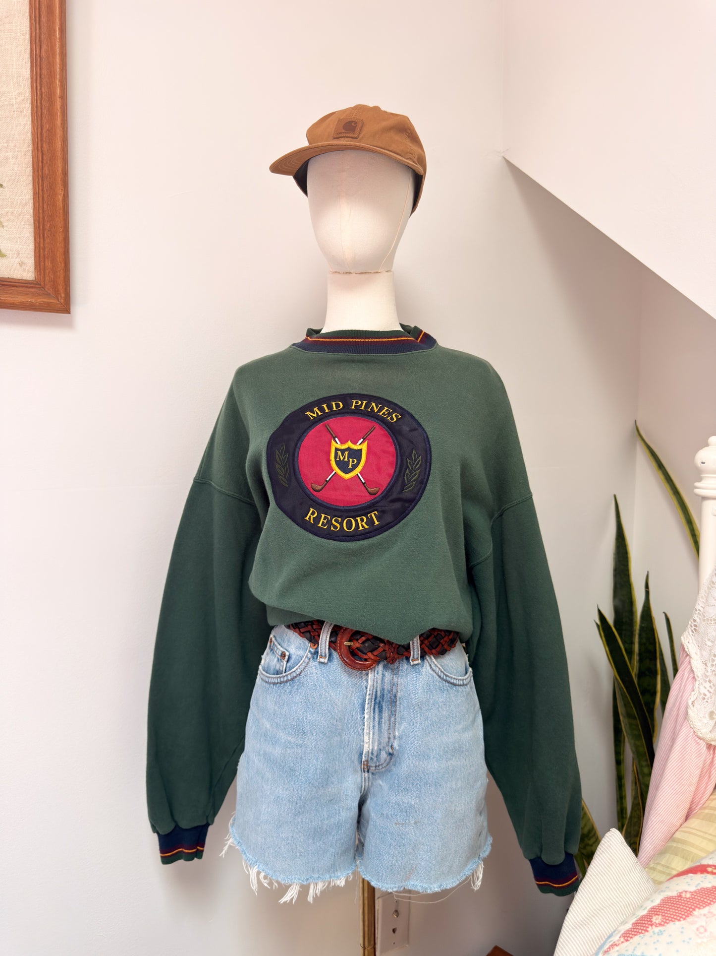 (XL) Vtg Golf course crewneck