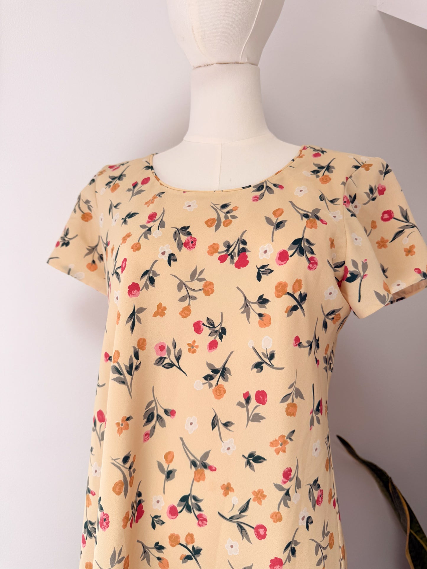 (M) Vtg floral dress