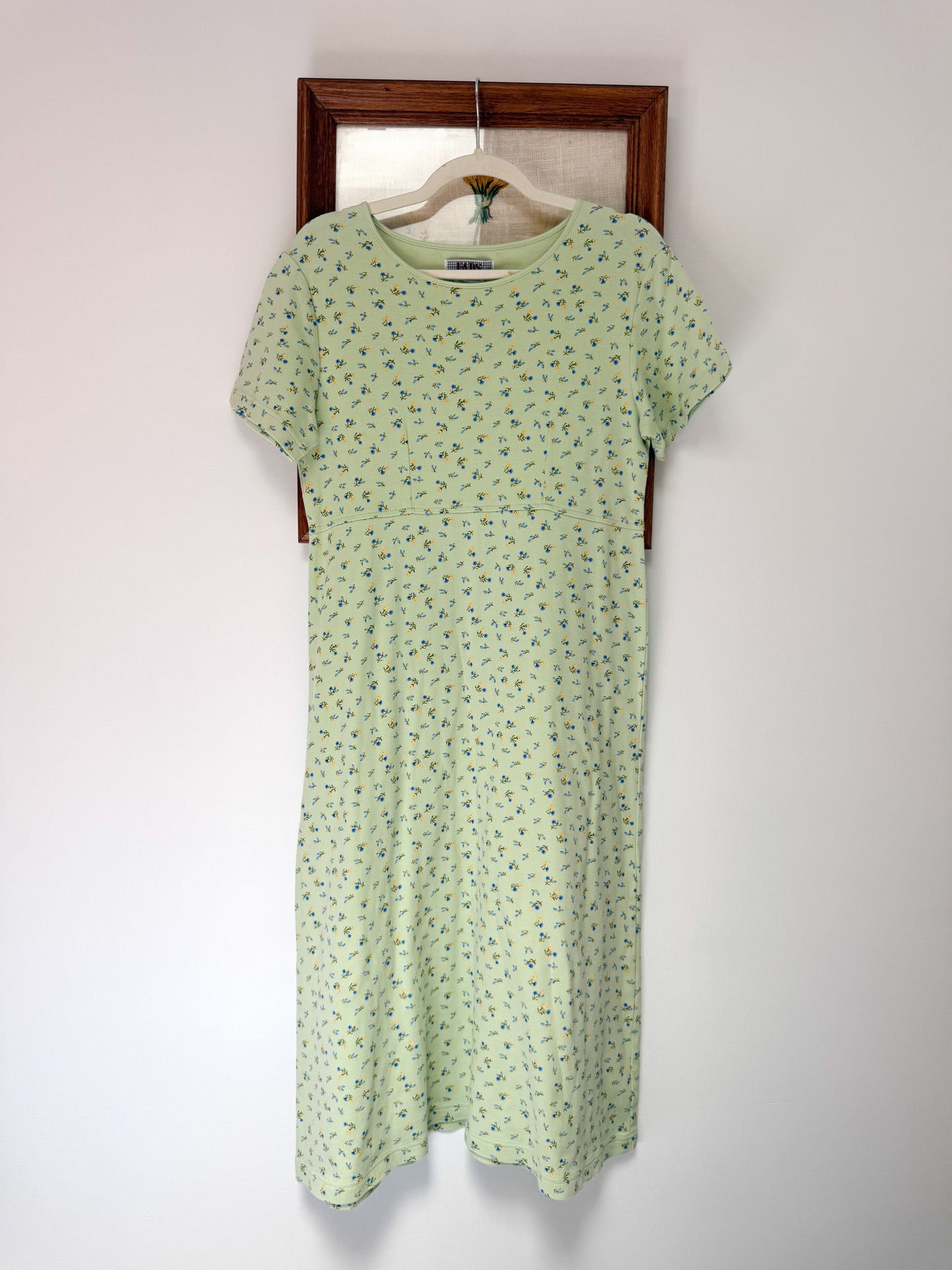 (M) Vtg floral maxi dress