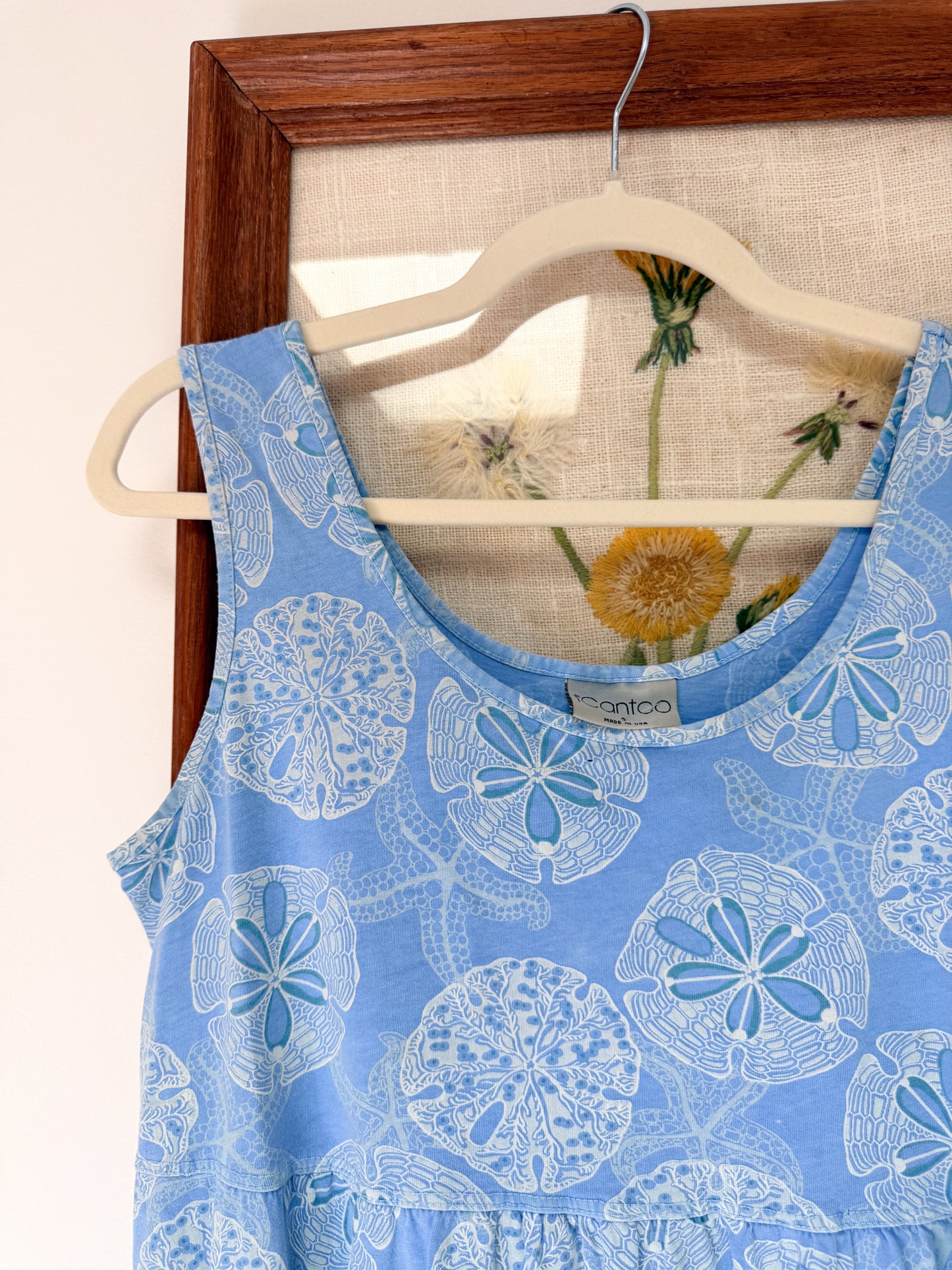 (S) Vtg sand dollar dress