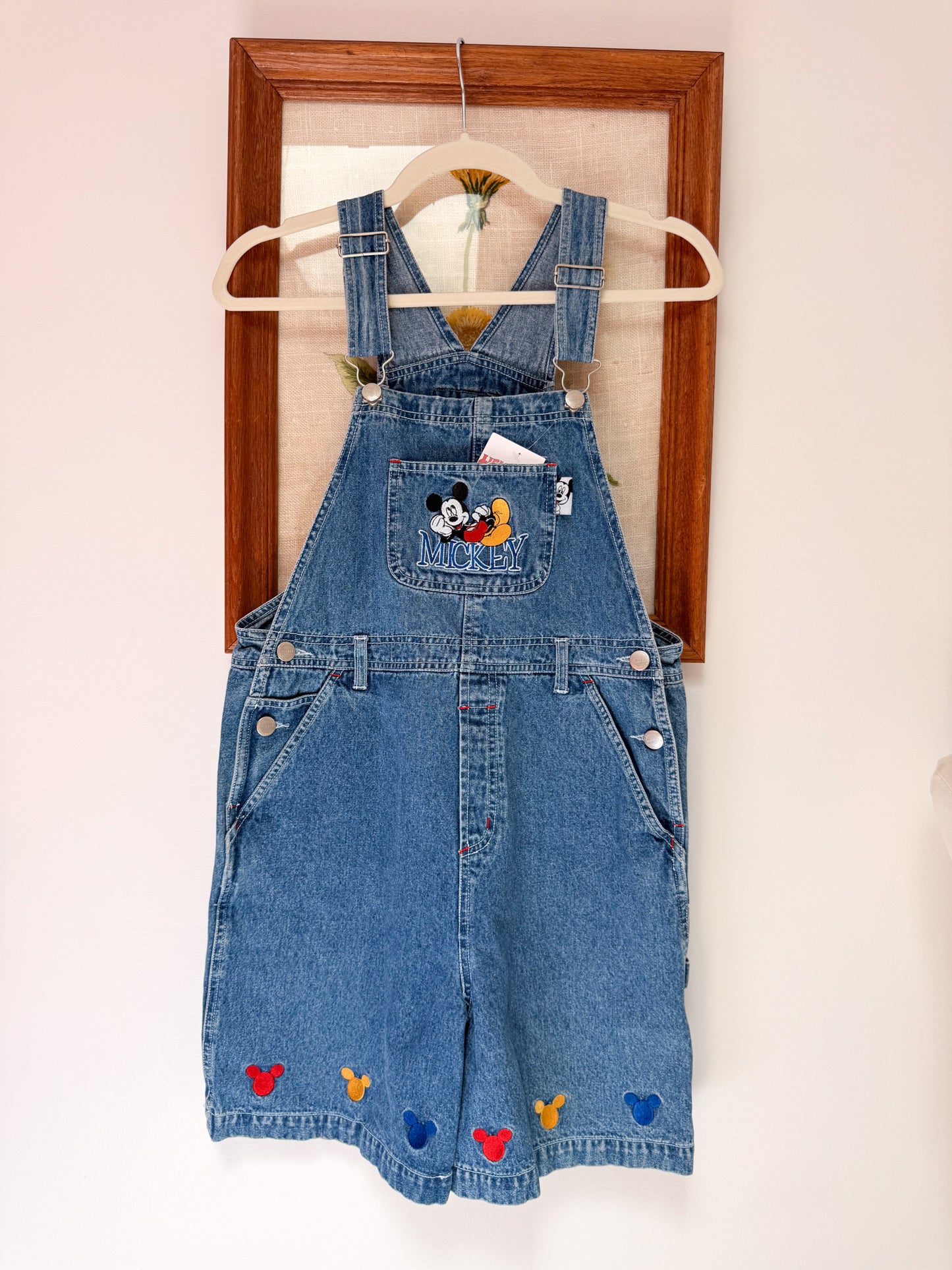(S/M) Vtg disney overalls