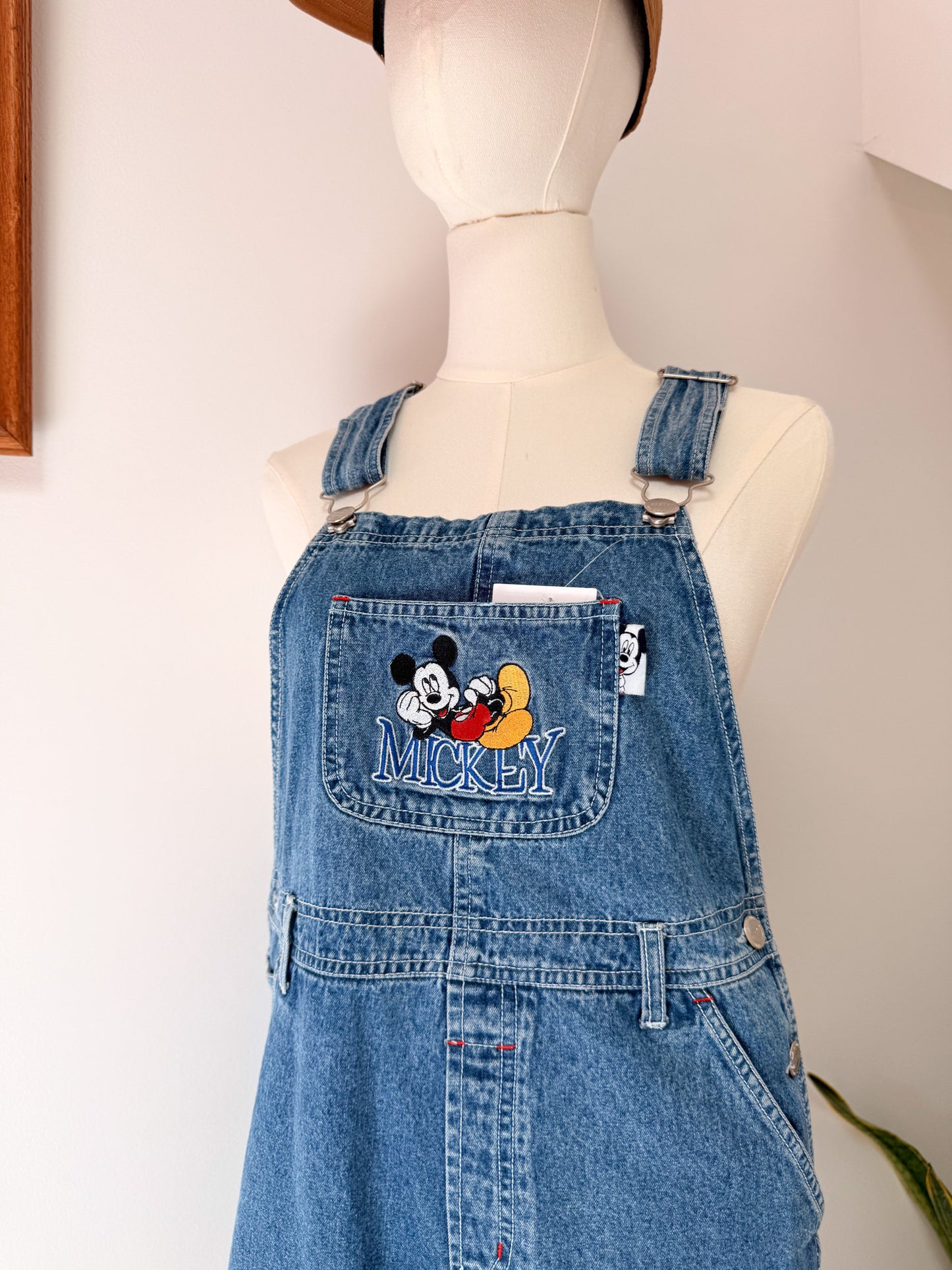 (S/M) Vtg disney overalls
