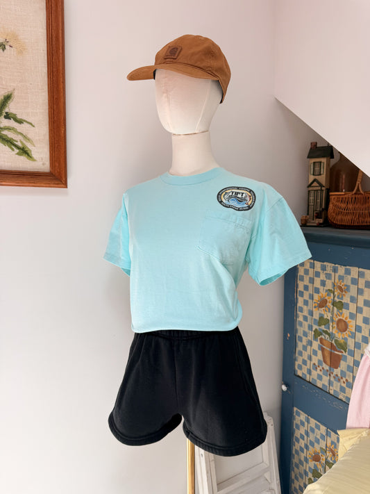 (M) Vtg fishing tee
