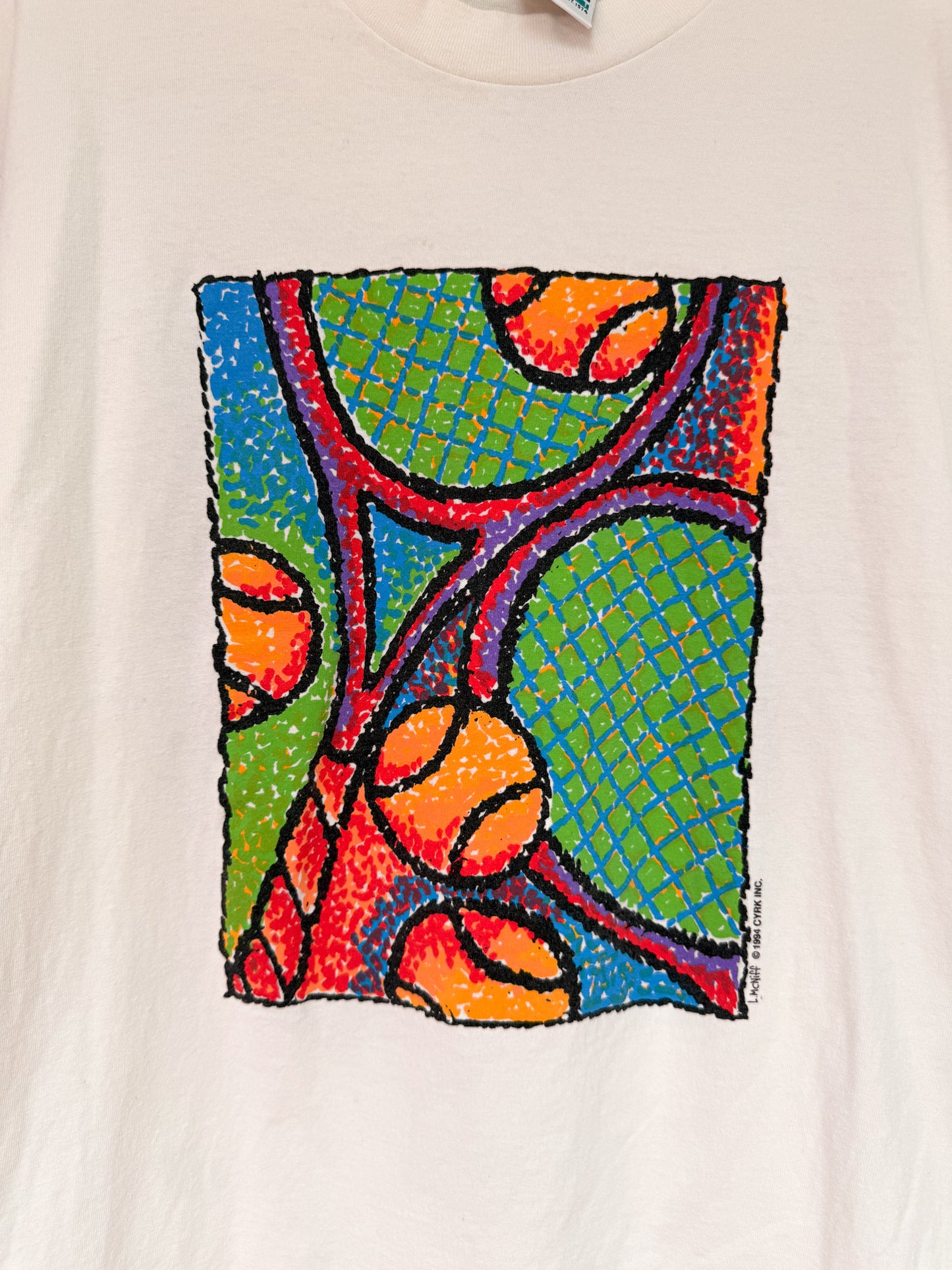 (L) Vtg tennis tee