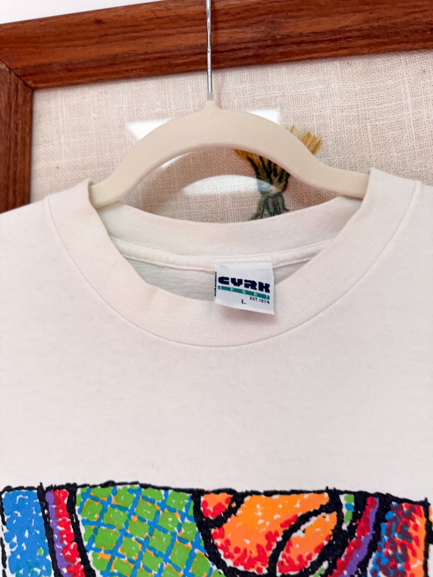 (L) Vtg tennis tee