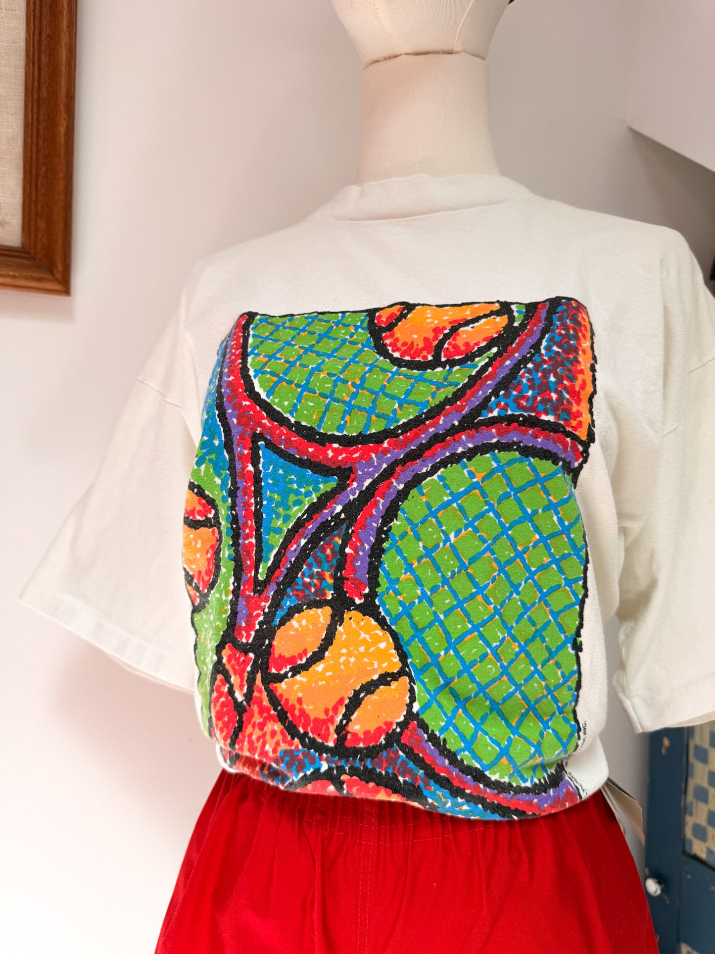 (L) Vtg tennis tee