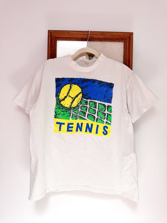 (L) Vtg tenis tee