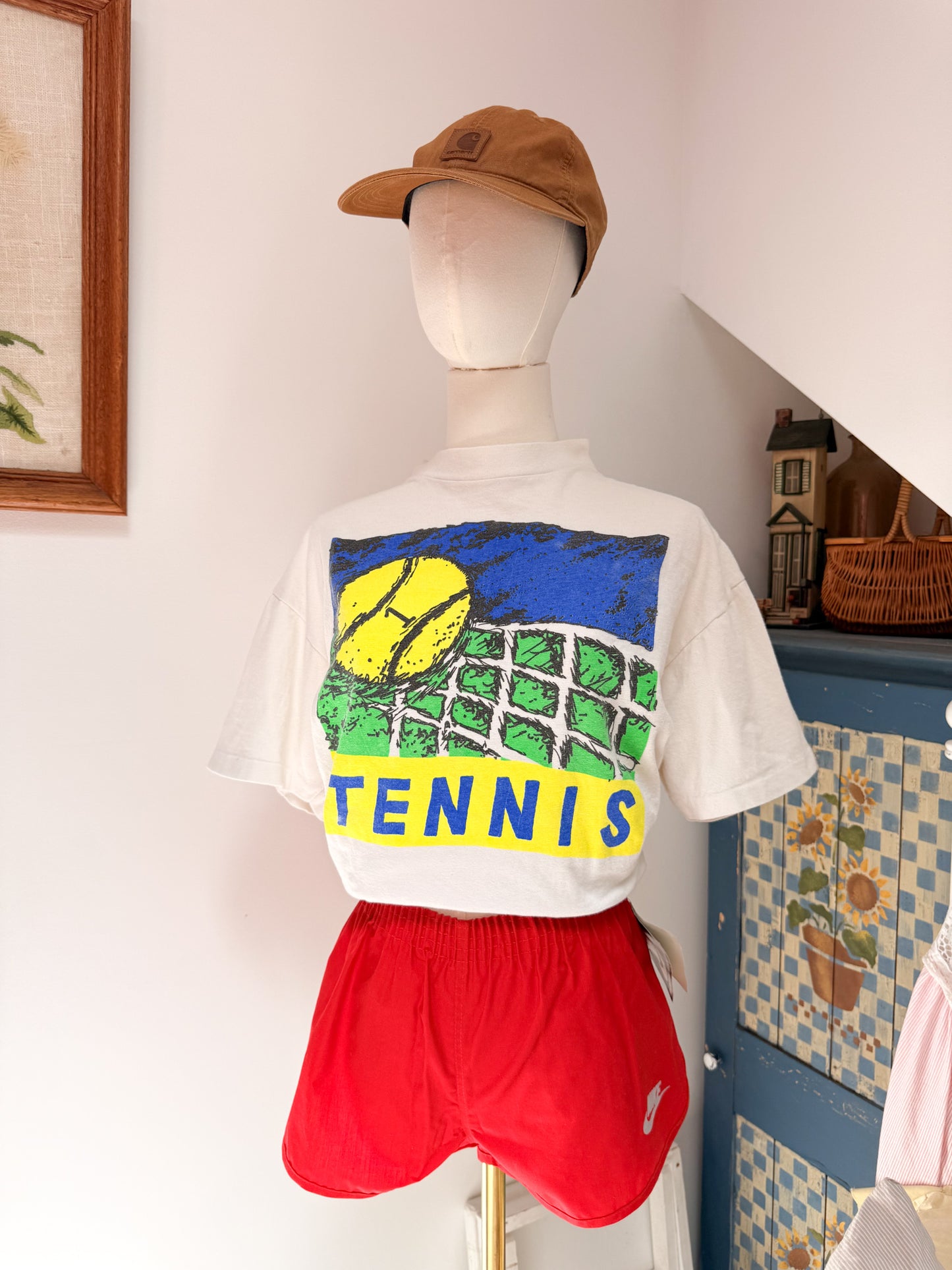 (L) Vtg tenis tee
