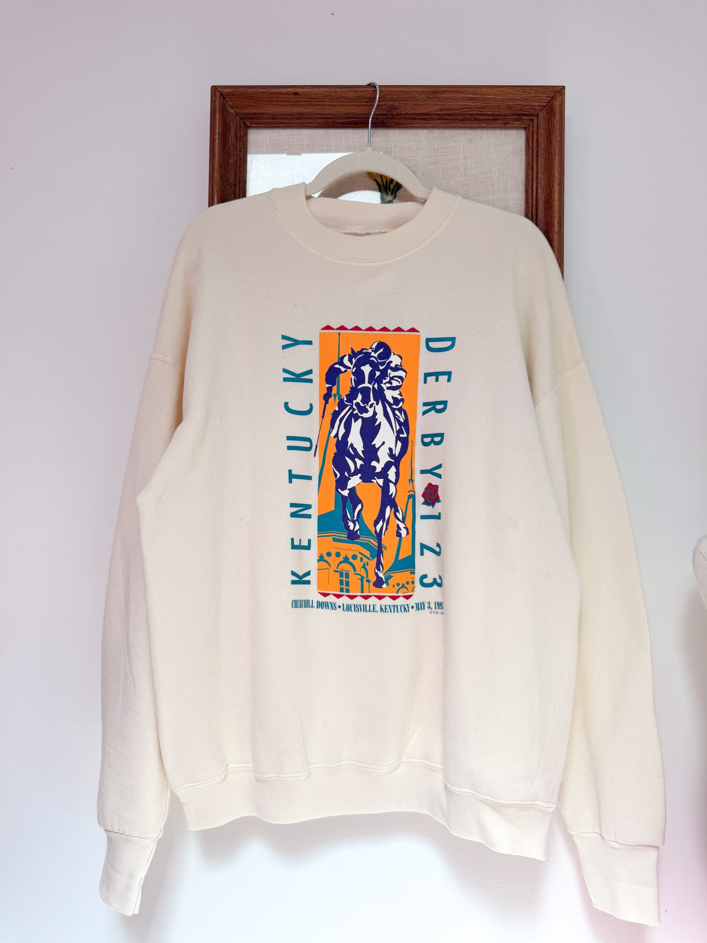 (XL) Vtg kentucky derby crewneck