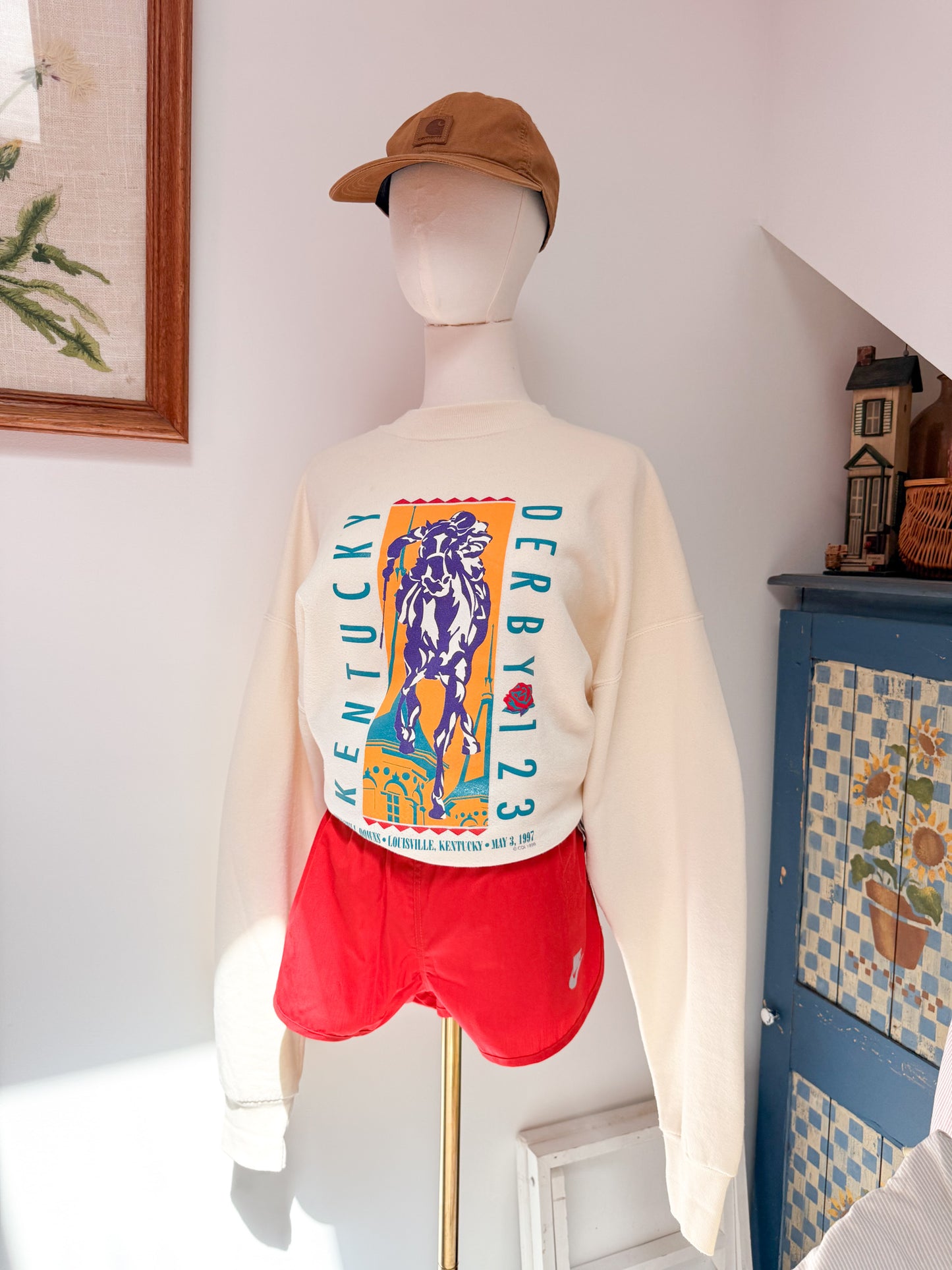 (XL) Vtg kentucky derby crewneck