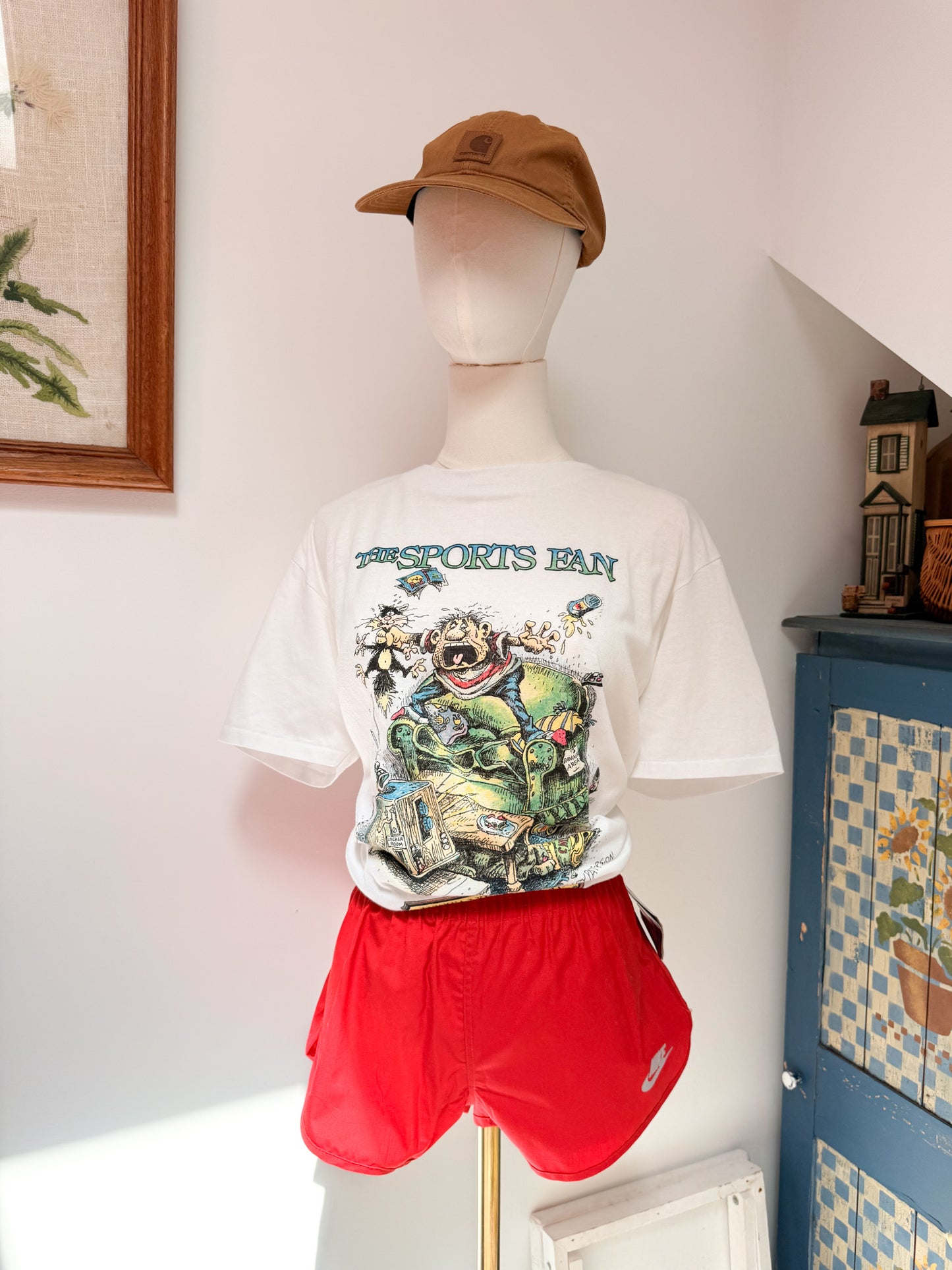 (L) vtg sports fan tee