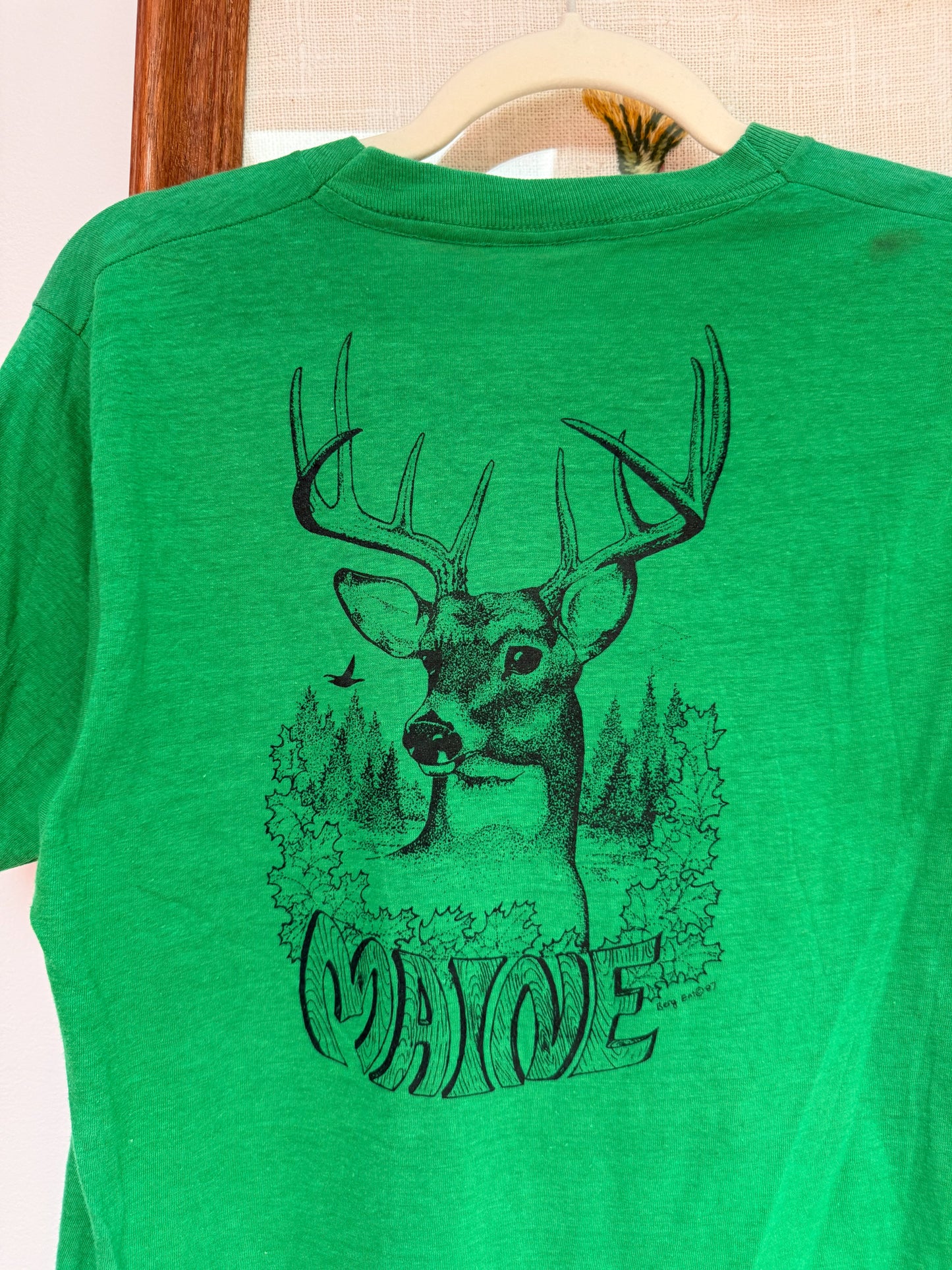 (M) Vtg girls basket ball tee
