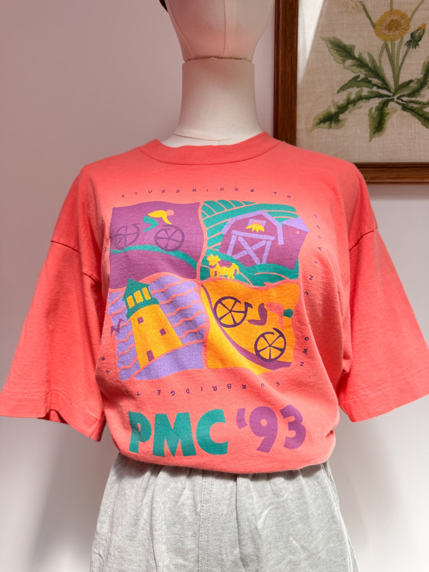 (L) Vtg marathon tee