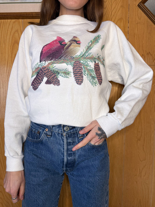 (S) vtg winter cardigan