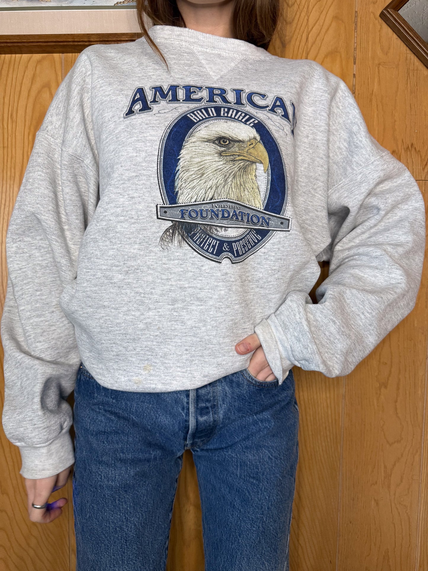 (XL) Vtg Bald Eagle crewneck