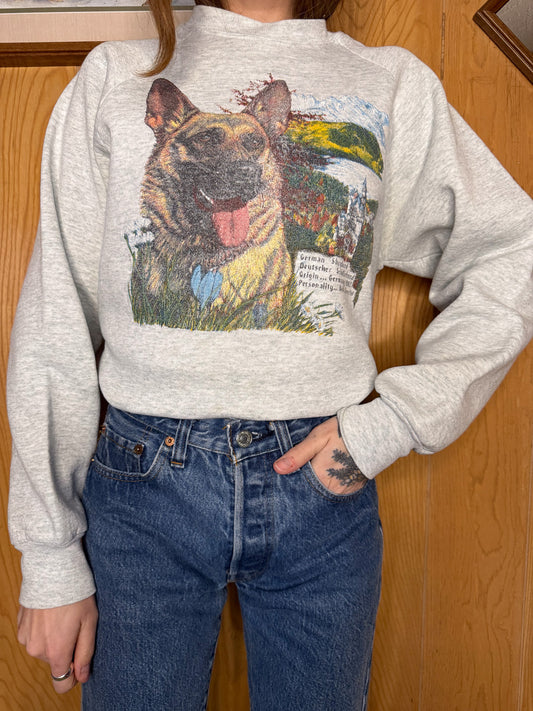 (M) Btg German Shepard crewneck