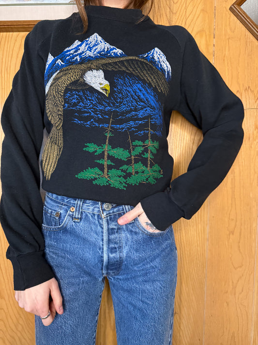 (S) Vtg Bald Eagle neck